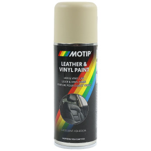 Spray vopsea auto, pentru intretinerea tapiteriei din piele, Motip, bej, 200 ml