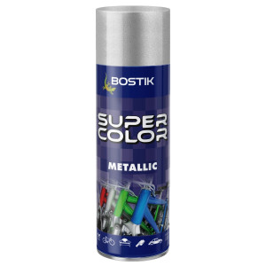 Spray vopsea, Den Braven Super Color Metallic, silver, interior / exterior, 400 ml