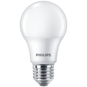 Bec LED Philips clasic A60 E27 8W 806lm lumina neutra 4000 K, mat