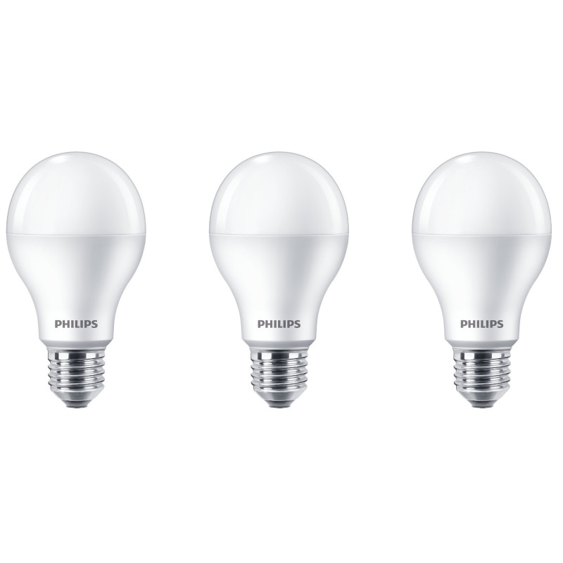 Bec LED Philips clasic A67 E27 13W 1521lm lumina neutra 4000 K - 3 buc