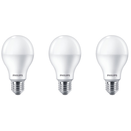 Bec LED Philips clasic A67 E27 13W 1521lm lumina neutra 4000 K - 3 buc