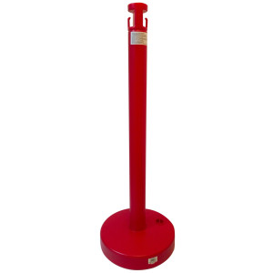 Stalp delimitare din plastic CP-11, rosu, 93.3 cm
