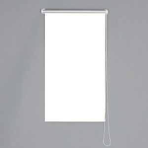 Stor Caressa, Easyfix Blackout ALBE39150B, poliester, alb, opac, dimensiuni material 39 x 150 cm
