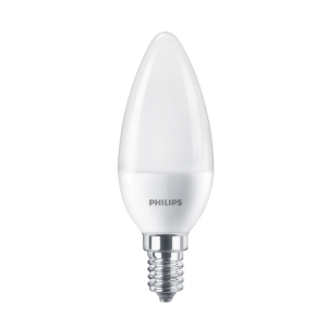 Bec LED Philips lumanare B38 E14 7W 806lm lumina rece 6500 K