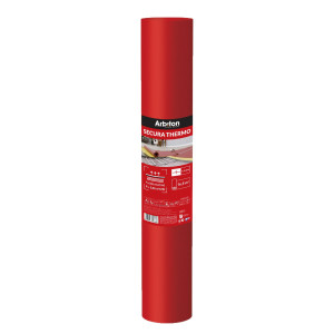 Substrat din polistiren extrudat pentru parchet laminat, Arbiton Secura Thermo, pentru incalzire prin pardoseala, 1.6 mm, rola 1