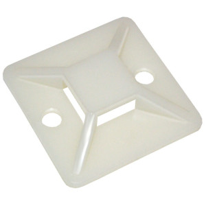 Suport adeziv banda zimtata 25 x 25 mm, 20 bucati