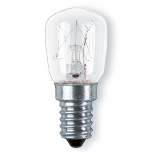 Bec Osram tubular T26 E14 25W 140lm lumina calda 2700 K, pentru cuptor