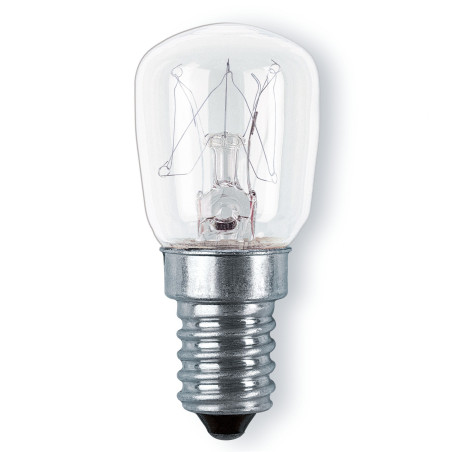 Bec Osram tubular T26 E14 25W 140lm lumina calda 2700 K, pentru cuptor