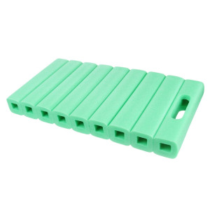 Suport genunchi pentru gradina, Comfy Flori Comfort, spuma, verde, 38 x 20 x 4.3 cm