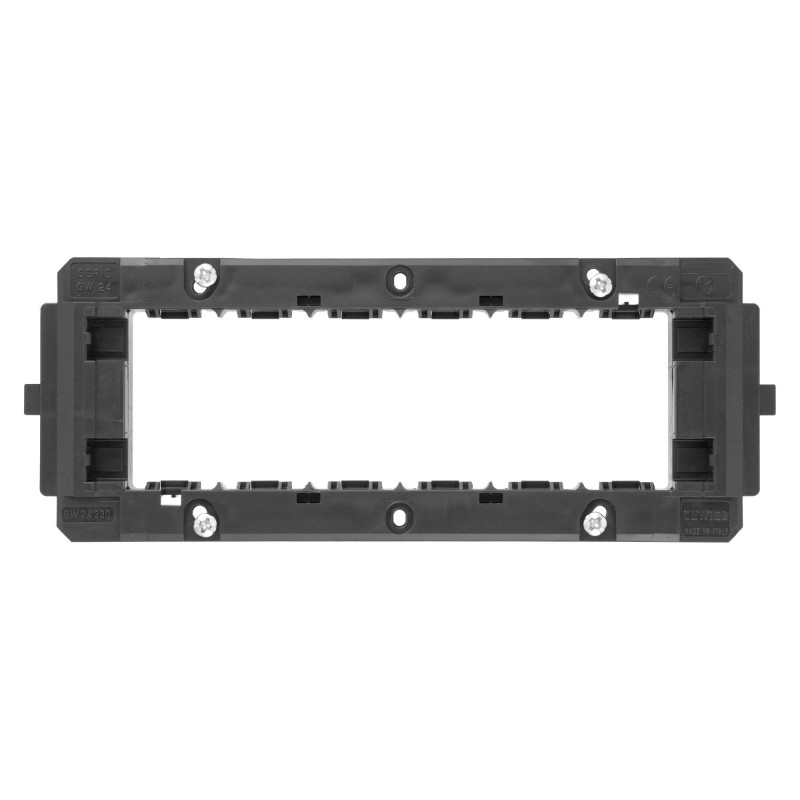 Suport pentru sistemul de rame Gewiss System GW24230-1BL, 6 module