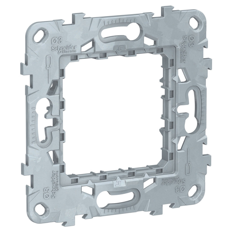 Suport zamac Schneider Electric Noua Unica NU7002_DM, 2 module, pentru rama priza / intrerupator