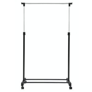Suport / stander haine HG21B cu bara umerase, metal + plastic, 84 x 42.5 x 102 / 166 cm