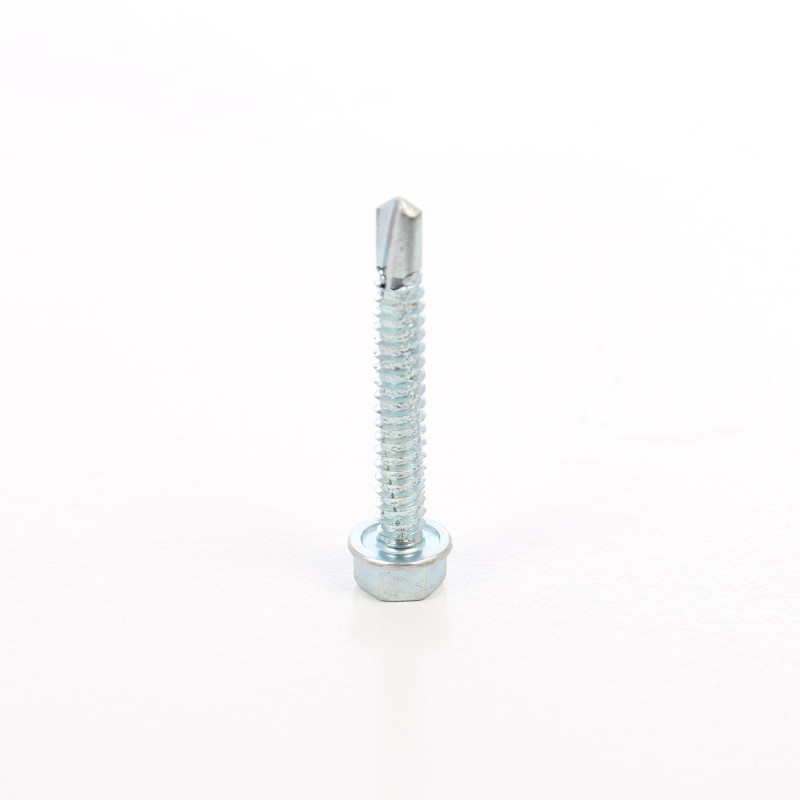 Surub autoforant, cu cap hexagonal, din otel, DIN 7504 K, 6.3 x 38 mm