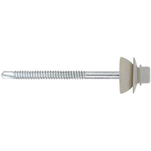 Surub autoforant, cu cap hexagonal, din otel, Friulsider, 6.3 x 140 mm