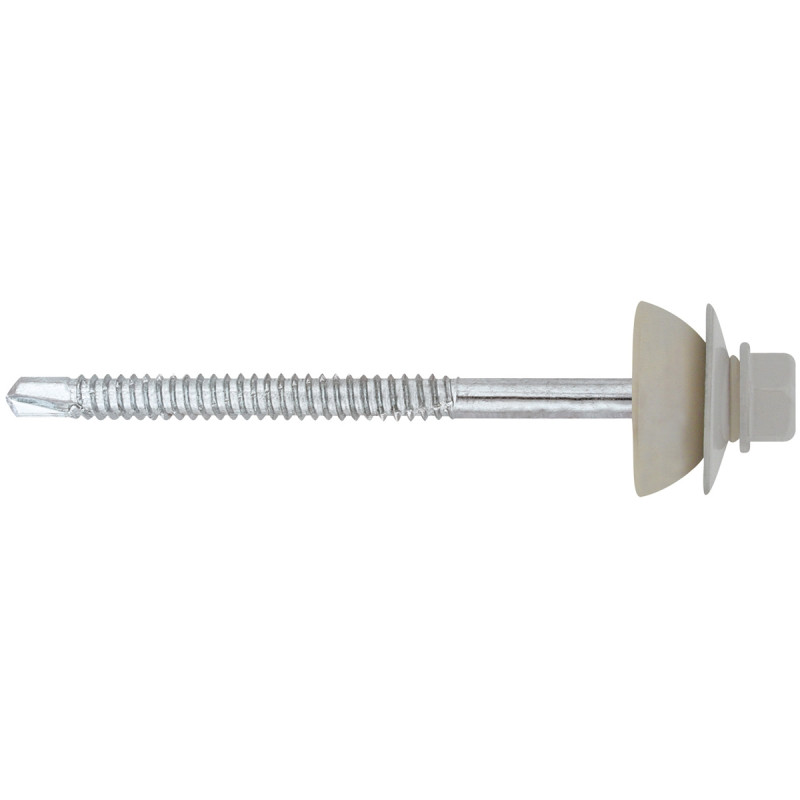 Surub autoforant, cu cap hexagonal, din otel, Friulsider, 6.3 x 140 mm