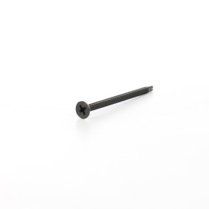 Surub autoforant, pentru gips carton, cu cap inecat, din otel, 3.5 x 55 mm