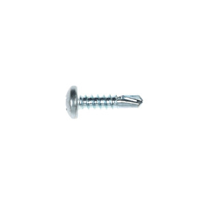 Surub autoforant pentru lemn, din otel, zincat alb, cu cap bombat, amprenta Phillips, PH 2, Friulsider, 4.2 x 19 mm, 25 bucati