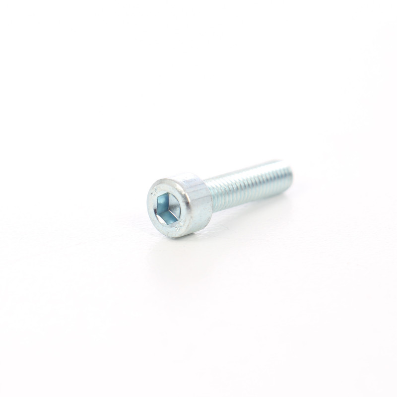 Surub cu cap cilindric, cu locas hexagonal, otel, zincat alb, DIN 912-8.8, SW 4, M5 x 20 mm