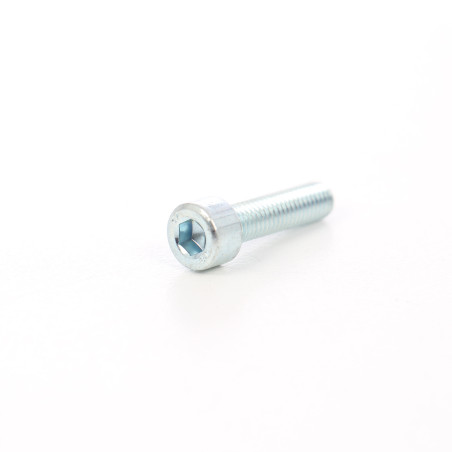 Surub cu cap cilindric, cu locas hexagonal, otel, zincat alb, DIN 912-8.8, SW 4, M5 x 20 mm