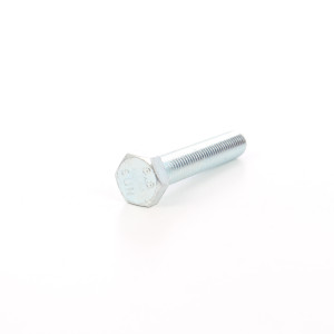 Surub cu cap hexagonal, filetat complet, otel, zincat alb, DIN933-8.8, M14 x 80 mm