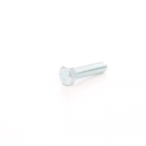 Surub cu cap hexagonal, filetat complet, otel, zincat alb, M5 x 20 mm