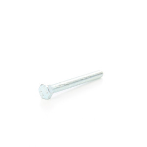 Surub cu cap hexagonal, filetat complet, otel, zincat alb, M8 x 120 mm
