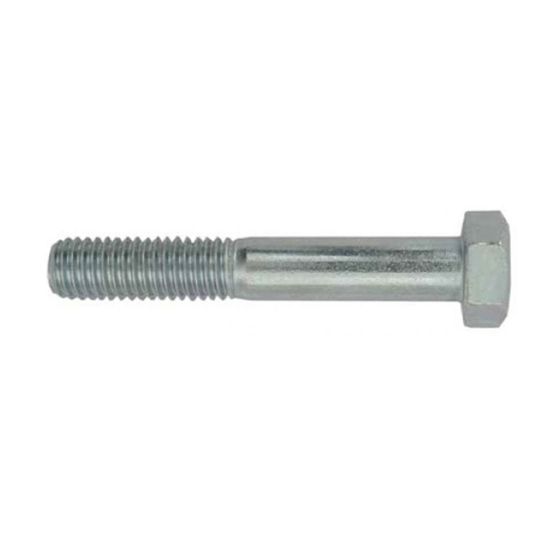 Surub cu cap hexagonal, filetat partial, otel, zincat alb, M20 x 140 mm