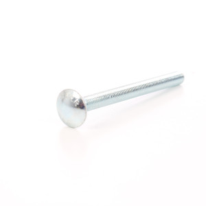 Surub cu filet metric, cu cap bombat torbant, zincat alb, diametru cap 20.65 mm, M8 x 120 mm
