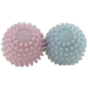 Bile uscator rufe, Meliconi Bucato Soft 656153, albastru / roz, material sintetic, reutilizabile, set 2 bucati