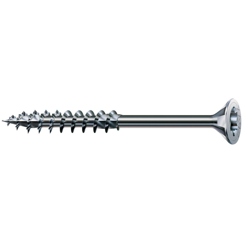 Surub pentru lemn, autofiletant, din otel, cu cap inecat, Spax, amprenta T-STAR plus, 8 x 220 mm