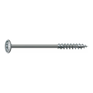 Surub pentru lemn, autofiletant, din otel, cu cap saiba, Spax, amprenta T-STAR plus, 6 x 200 mm