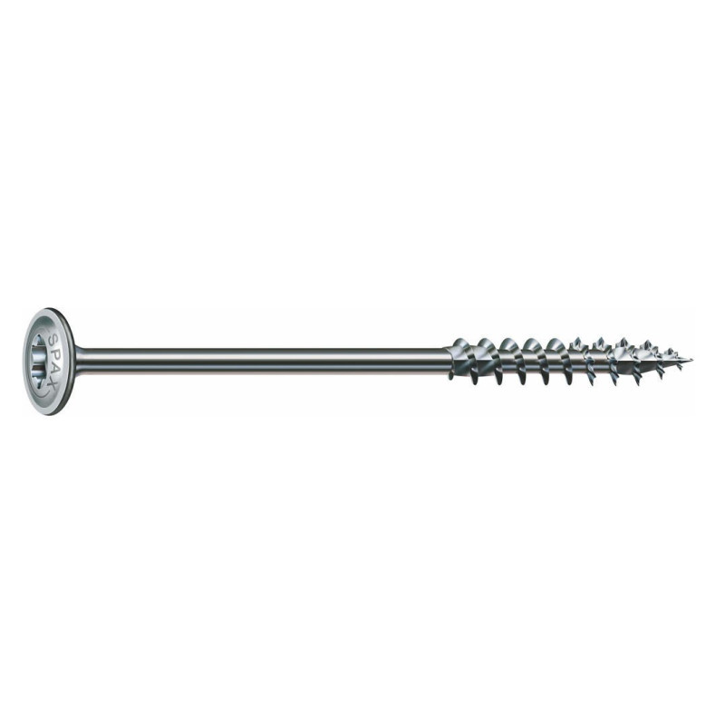 Surub pentru lemn, autofiletant, din otel, cu cap saiba, Spax, amprenta T-STAR plus, 6 x 250 mm