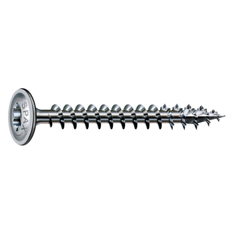 Surub pentru lemn, autofiletant, din otel, cu cap saiba, Spax, amprenta T-STAR plus, 6 x 40 mm