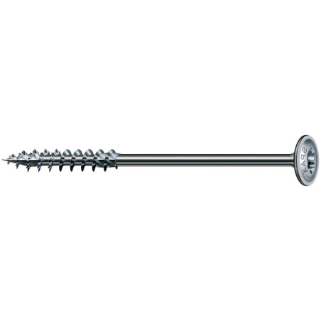 Surub pentru lemn, autofiletant, din otel, cu cap saiba, Spax, amprenta T-STAR plus, 8 x 260 mm