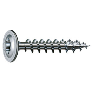 Surub pentru lemn, autofiletant, din otel, cu cap saiba, Spax, amprenta T-STAR plus, 8 x 50 mm