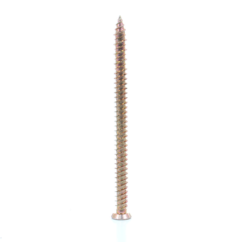 Surub pentru usa / fereastra, amprenta Torx, otel, zincat galben, TX30, 7.5 x 182 mm