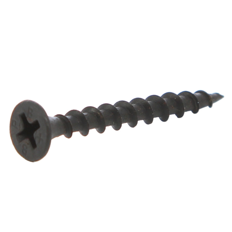 Surub Rigips Ridurit autofiletant, cap inecat, din otel fosfatat, 3,5 x 35 mm, 1000 buc/cutie