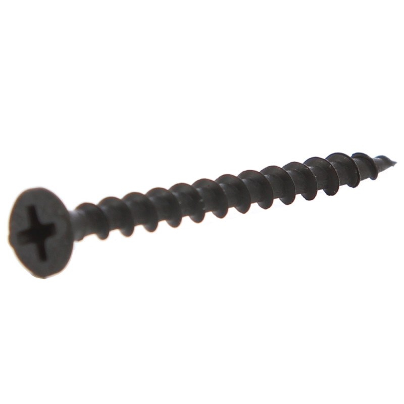 Surub Rigips Ridurit autofiletant, cap inecat, din otel fosfatat, 3,5 x 45 mm, 500 buc/cutie