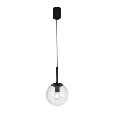 Suspensie Global 01-3164, 1 x E14, neagra, D 150 mm, moderna
