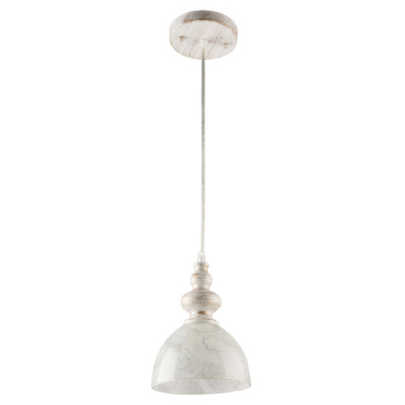Suspensie Suki LY-3366, 1 x E27, alb + auriu, moderna