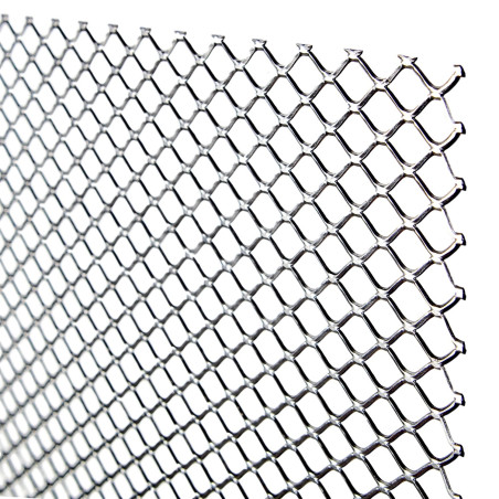 Tabla expandata aplatizata cu ochiuri 20 x 15 mm, 1.5 x 1000 x 1000 mm