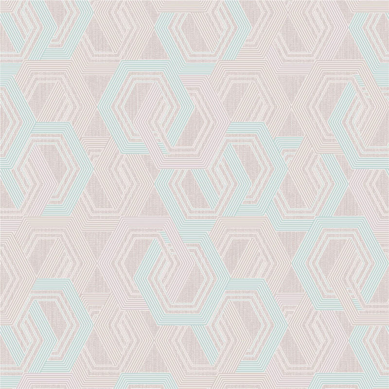 Tapet netesut, model geometric, Viola 501009, 10.05 x 0.53 m