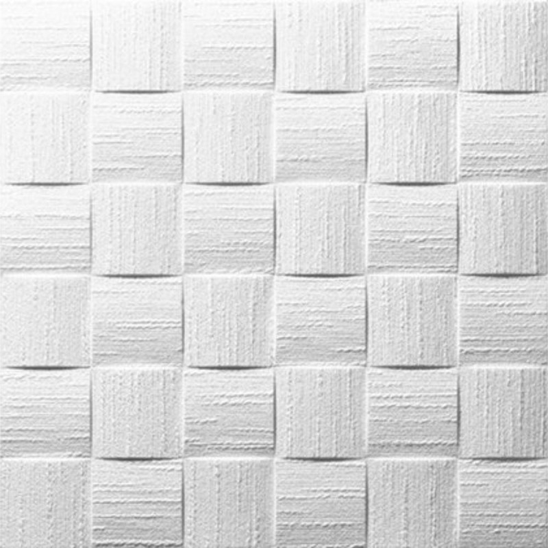 Tavan fals decorativ, polistiren expandat, F Dublin, clasic, alb, 50 x 50 x 0.8 cm