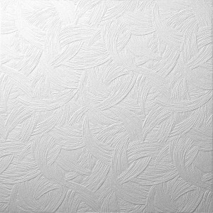 Tavan fals decorativ, polistiren expandat, F Zagreb, clasic, alb, 50 x 50 x 0.8 cm