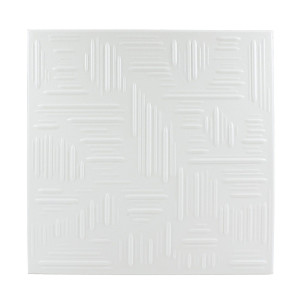 Tavan fals decorativ, polistiren extrudat, 0808, clasic, alb, 50 x 50 x 0.35 cm