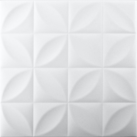 Tavan fals decorativ, polistiren extrudat, 0819, modern, alb, 50 x 50 x 0.4 cm