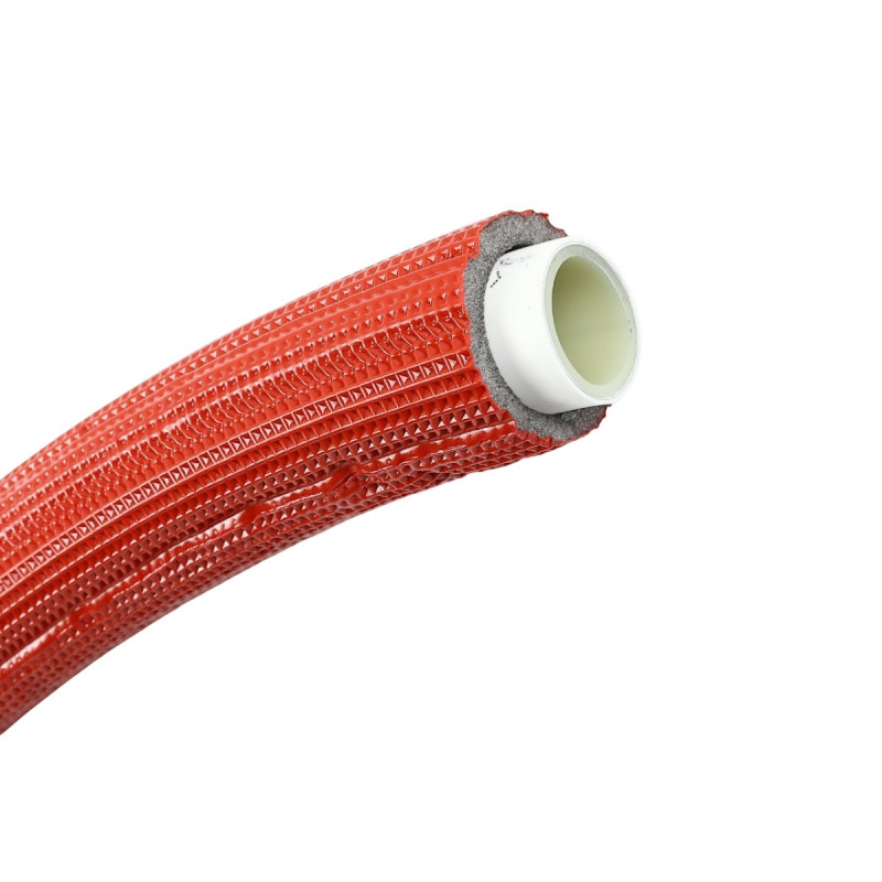 Teava Henco cu izolatie, D 26 x 0.3 mm, rosu