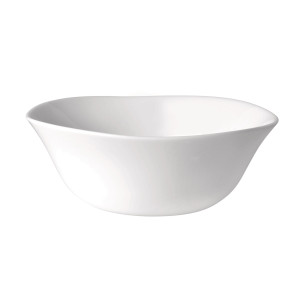 Bol pentru salata, Parma, opal, alb, 14 x 5.6 cm