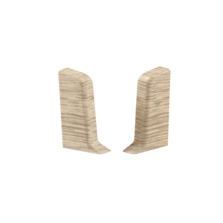 Terminatie pentru plinta, stanga / dreapta, SET 10456-4295, PVC, pin, 52 x 22 mm, 4 buc / set