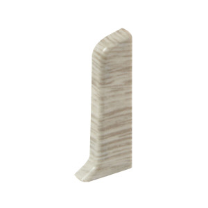 Terminatie pentru plinta, stanga / dreapta, SET 10456-4640V, PVC, gri nisip, 52 x 22 mm, 4 buc / set